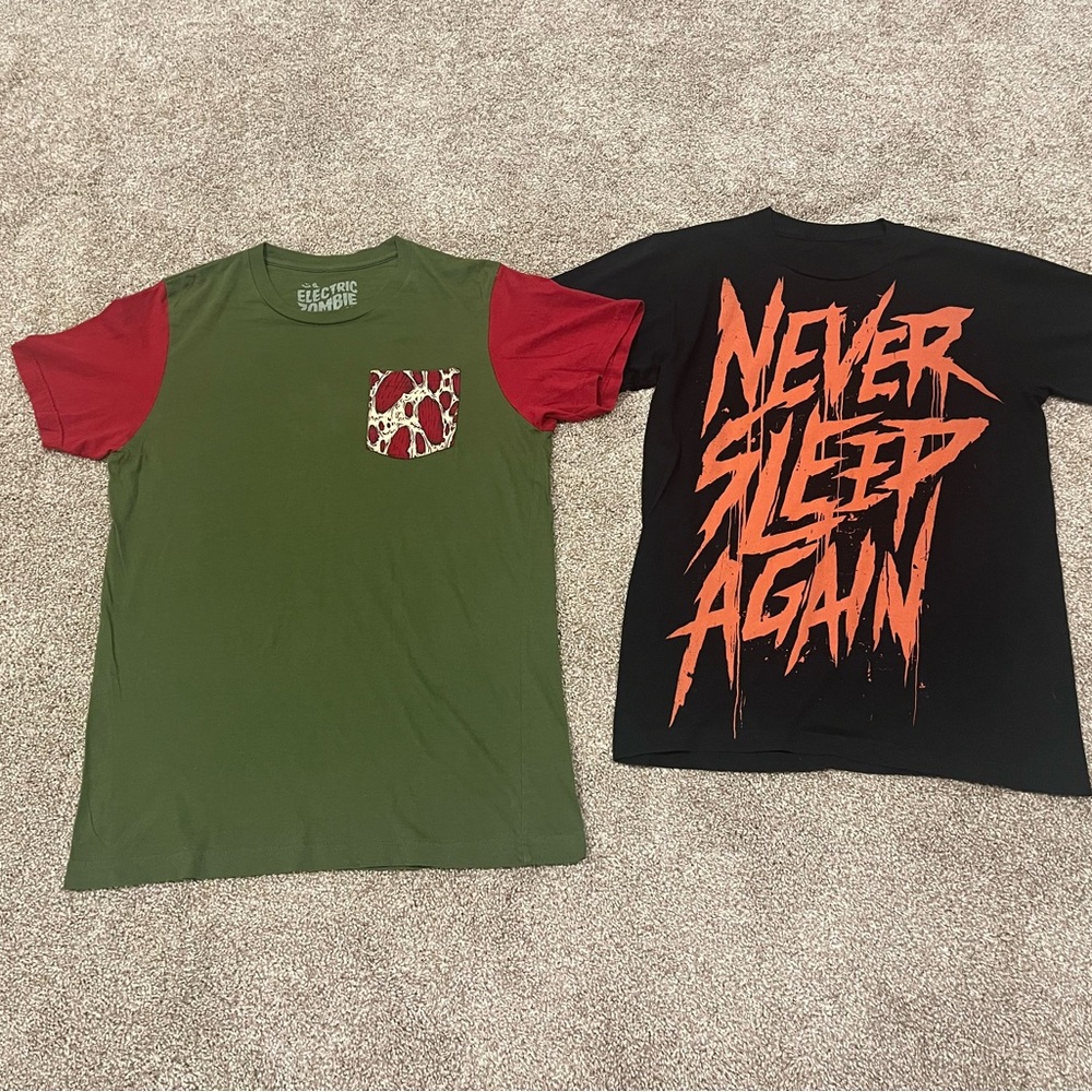 Electric Zombie American apparel Freddy Krueger Rare T-shirt release bundle.